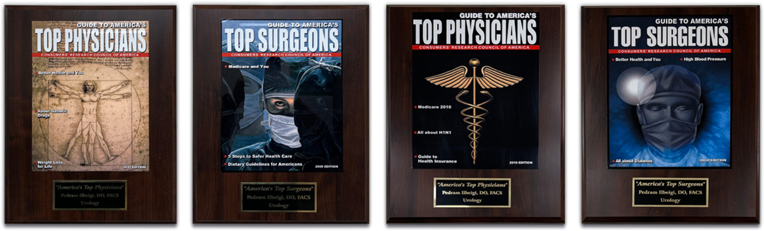 Top Surgeons, Top Physicians Magazine Covers